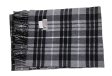 (image for) Cashmere Feel Pattern Scarf 102012 Black/Grey
