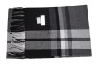 (image for) Cashmere Feel Pattern Scarf Black/Grey