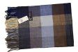(image for) Cashmere Feel Pattern Scarf Brown/Navy