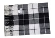 (image for) Cashmere Feel Pattern Scarf 60122 Black/White