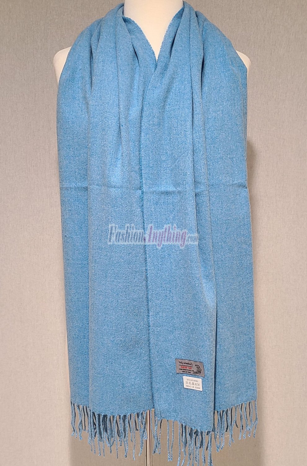 (image for) Winter Cashmere Feel Wrap Blue