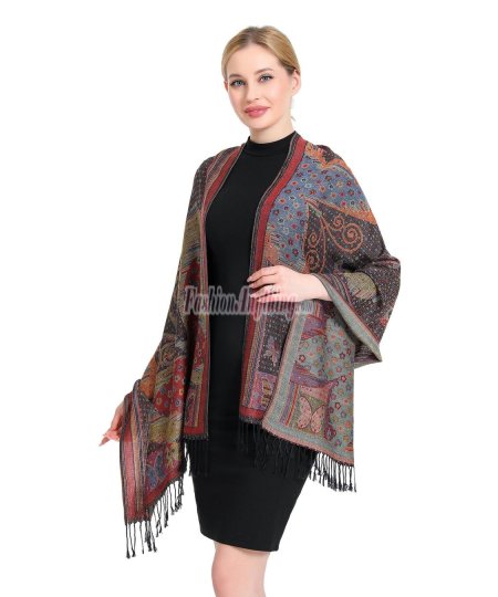 (image for) Monarch Butterflies Pashmina (12 COLORS, 1DZ)