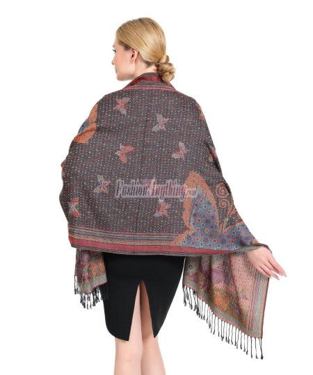 (image for) Monarch Butterflies Pashmina (12 COLORS, 1DZ)