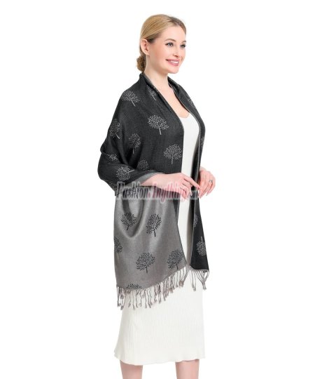 (image for) Elegant Tree Pashmina (12 COLORS, 1DZ)