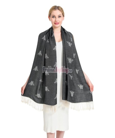 (image for) Cute bee pattern pashmina ( 12colors , 1dz )