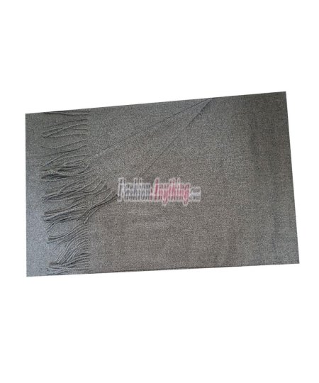 (image for) Cashmere Feel Solid Scarf Snow Grey