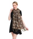 (image for) Casual Mushroom Patter Pashmina (12 Colors 1 DZ)