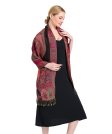 (image for) Paisley Flowers Pashmina Fuchsia