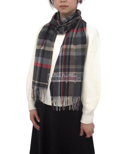 (image for) Cashmere Feel Classic Scarf Charcoal