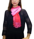 (image for) Ombre Solid Print Scarf Pink/Red