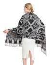 (image for) Metallic Big Paisley Pashmina (12colors, 1DZ)