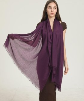 (image for) Solid Lightweight Scarf Violet