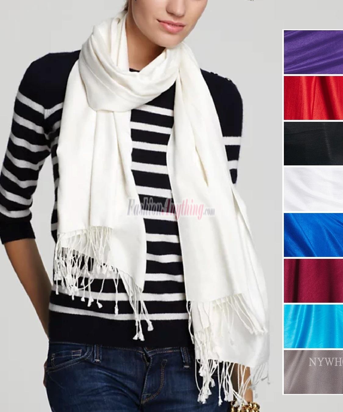 (image for) Luxury Solid Scarf P11MIX (1 DZ, Asst.)