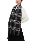 (image for) Woven Cashmere Feel Classic Scarf Black