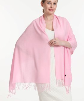 (image for) Lightweight Pashmina Scarf Pink