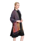 (image for) Metallic Circle Pattern Pashmina (12 colors , 1dz)