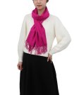 (image for) Cashmere Feel Solid Scarf Hot Pink