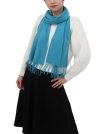 (image for) Cashmere Feel Solid Scarf Teal