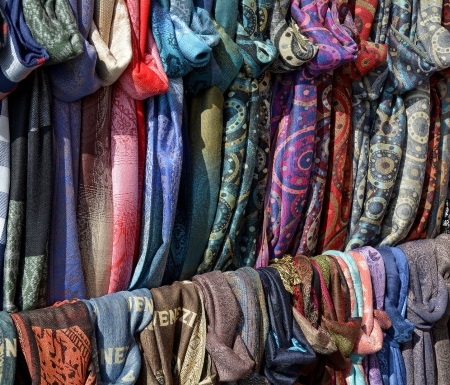 Wholesale scarves and wholesale pashmina scarf direct importers.